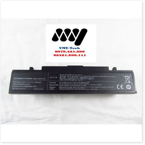 Pin Laptop Samsung NP350, NP350V5C, NP350E7C, R470-3S2P 11.1V 4400mAh 6 Cell Li-ion Thay Thế - Bảo Hành 12 Tháng