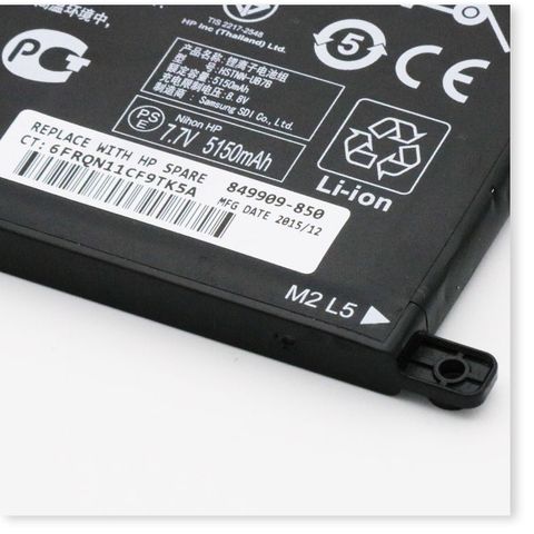 Pin Laptop HP Pavilion 15-AU - HSTNN-UB7B, BP02XL, 5150mAh - Pin Li-ion Thay Thế Chính Hãng, Bảo Hành 6 Tháng
