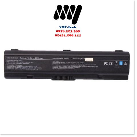 Pin Laptop Toshiba Satellite A200 A205 A210 A215 A300 - Pin Thay Thế 4400mAh/5200mAh, Bảo Hành 12 Tháng, Dịch Vụ Tại Nhà Hà Nội