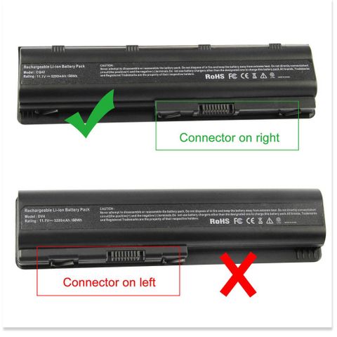 Pin Laptop HP Pavilion 6 cells 4400-5200mAh - DM4 DM4T G4 G6 G7 G42 G32 G56 G62 G72, Pin Mới Bảo Hành 12 Tháng