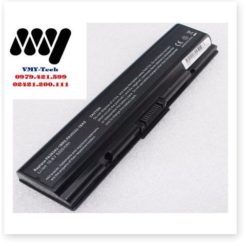 Pin Laptop Toshiba A305 A305D A355D L305 L305D M200 M205 - Pin Li-ion 6 Cell Dung lượng 4400mAh/5200mAh, Bảo hành 12 tháng