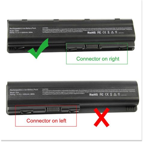Pin Laptop HP 6 Cells Chính Hãng DV6-6000 DV7-4000 V3-4000 DV6-4000 DV7-6000 dv6-3240us ~4400-5200mAh, Bảo Hành 12 Tháng