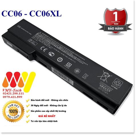 Pin Laptop HP EliteBook 8460p 8460w 8470p 8470w 8560p 8570p 8770P - Lion 6 cells 5200mAh mới 100%