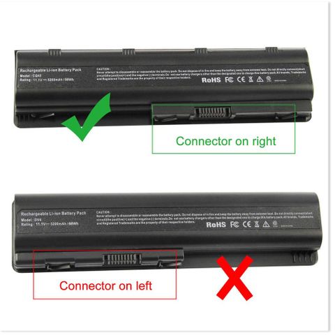 Pin Laptop HP Compaq Presario 6 Cells 55Wh - Dung Lượng Cao, Bảo Hành 12 Tháng, Phù Hợp CQ32 CQ43 CQ56 CQ72