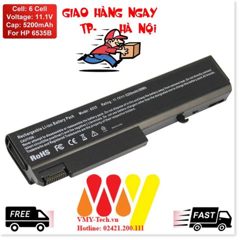 Pin Laptop HP EliteBook 6930p 8440p 8440w, Compaq 6530b 6535b 6440b 6730b 6735b, ProBook 6540b 6545b - 4400-5200mAh, Chính Hãng 100%