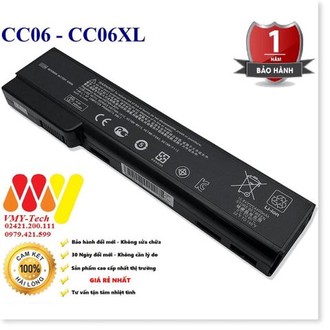 Pin Laptop HP ProBook 6540b 6545b - Pin Lion 6 Cells 5200mAh 11.1V Mới 100% Chất Lượng Cao, Bảo Hành 12 Tháng