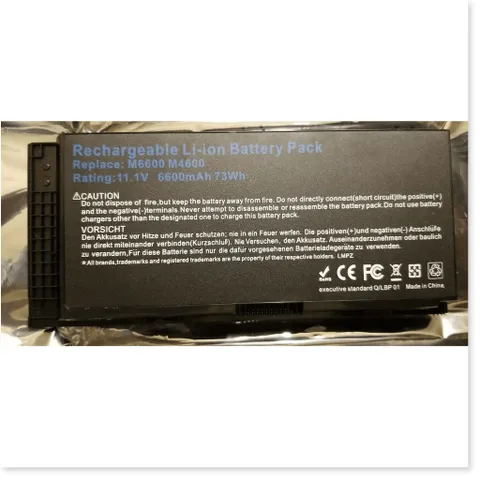 🔜 Pin Laptop Dell Precision M4600 M4700 M4800 M6600 M6700 M6800