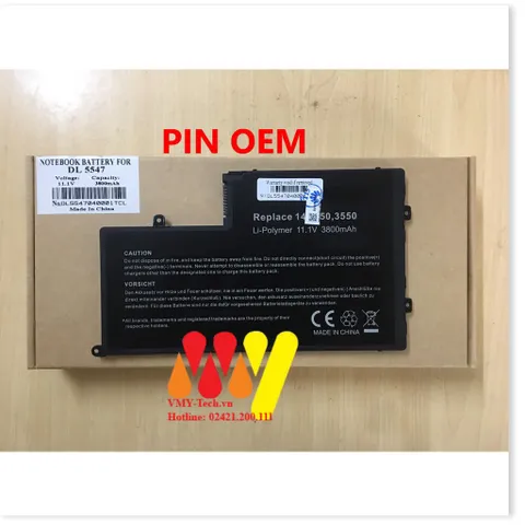 🔜 Pin laptop Dell Inspiron 15-5542 5545 5547 5548 (ZIN)- 3 CELL