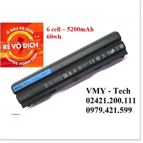 🔜 Pin Laptop Dell Audi A4 A5 S5 M5Y0X NHXVW P8TC7 P9TJ0 R48V3 PRRRF RU485 T54F3 T54FJ UJ499 YKF0M X57F1