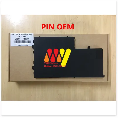 🔜 Pin laptop Dell Inspiron 14- 5442 5447 5448 TRHFF (ZIN)- 3 CELL