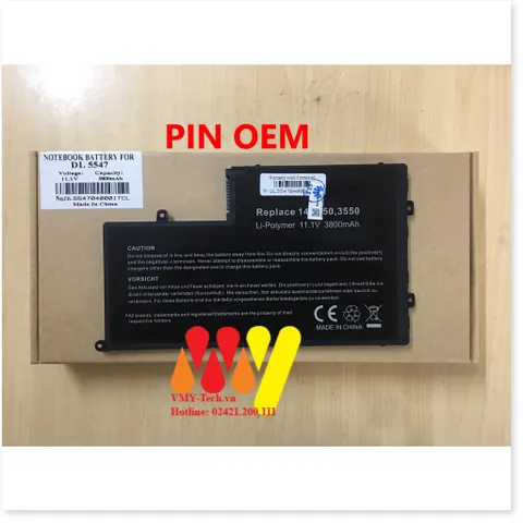 🔜 Pin laptop Dell Inspiron 14- 5442 5447 5448 TRHFF (ZIN)- 3 CELL