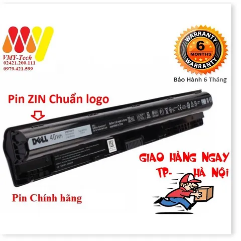 🔜 Pin laptop Dell 3451 3458 3551 3552 3558 5451 5455 5458 5459 5551 5555 5558 5559 5755 M5Y1K
