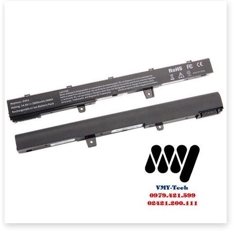 Pin Laptop Asus X551 X551C X551CA X551MA A41N1308 - Pin 4 Cell, 14.8V, 2600mAh, Bảo Hành 12 Tháng, Chính Hãng, Giá Tốt Nhất