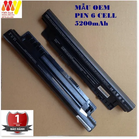 🔜 Pin laptop Dell 15R 3521 3531 3541 3537 3542 3543 5521 5537 5521 5537 XRDW2 YGMTN VR7HM W6XNM