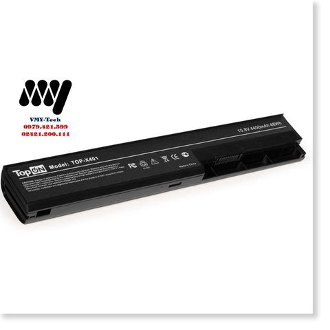 Pin Laptop Asus X401 X401A X401U A31-X401 A32-X401 X301 X301A - Pin Li-ion 6 Cell 4400-5200mAh Đen, Bảo Hành 9 Tháng