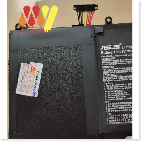 Pin Laptop Asus K551 K551L K551LA K551LB K551LN - Bảo Hành 6 Tháng, Dung Lượng 48Wh, 3 Cell Chính Hãng