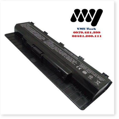 Pin Laptop Asus N56 Series - Pin Lithium Ion 6 Cell 5200mAh 11.1V, Bảo Hành 9 Tháng, Chất Lượng Cao