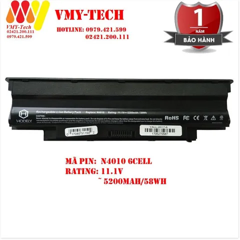 🔜 Pin laptop Dell 15R N5110 N5010, N5030, N5040 N5050