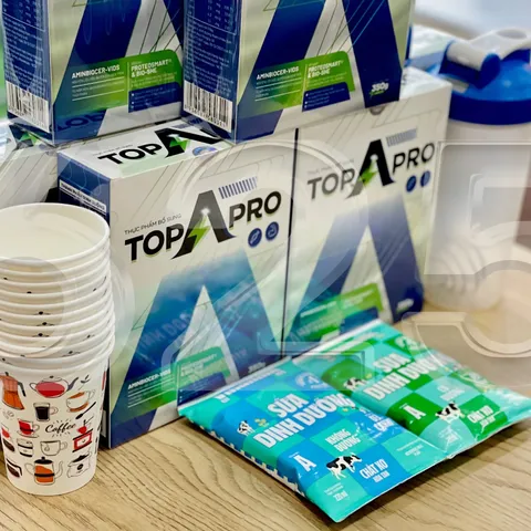 Bột bổ sung protein thực vật TOPAPRO - Đạm Non-GMO cho trẻ em và người lớn, hỗ trợ tiêu hóa và tăng cường sức khỏe, 14 gói/hộp