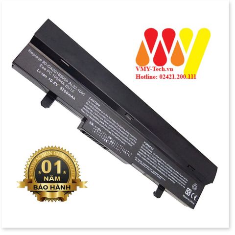 Pin Laptop Asus Eee PC 1005HA 1005PX 1001HA 1001PX - Pin 6 cell, 10.8V, Bảo Hành 12 Tháng - Chất Lượng Cao, Giá Tốt