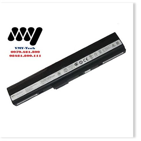 Pin Laptop Asus A42 Series (A42JB A42JC A42JE A42JK A42JP A42JR A42JV A42JY A42JZ) Mới 100%, 5200mAh, Đen, 6 Cell Chất Lượng Cao