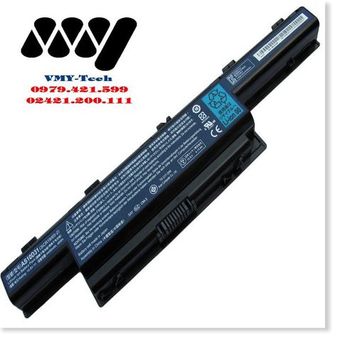 Pin Laptop ACER 11.1V 5200mAh 6 Cell - Thay Thế Cho ACER 5744 5760 6495T 7740 7740G 7750 7750G 7750Z 8472 8473 8573 TM5742