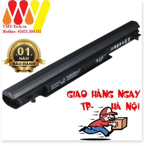 Pin Laptop Asus A56 A56C A56CA A56CB A56CM A56V - Pin Li-ion 4 Cell 2200-2600mAh, Bảo hành 12 tháng, Phù hợp với nhiều mẫu máy