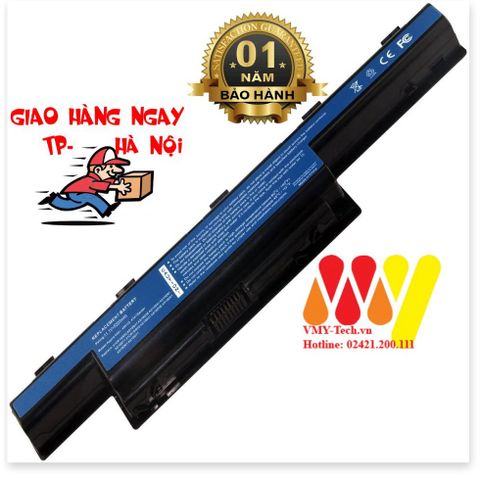 Pin Laptop Acer Aspire V3-431 V3-471 V3-471G 6 Cell 5200mAh - Bảo Hành 12 Tháng, Sạc An Toàn, Giá Cạnh Tranh