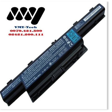 Pin Laptop Acer Aspire Emachine D640 - 11.1V 6 Cell 5200mAh Đen - Bảo Hành 9 Tháng - Sản Phẩm Uy Tín và Chất Lượng