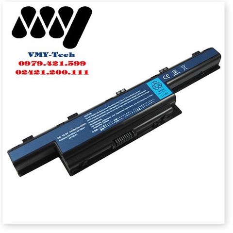 Pin Laptop Acer Aspire Emachine D640 - 11.1V 6 Cell 5200mAh Đen - Bảo Hành 9 Tháng - Sản Phẩm Uy Tín và Chất Lượng