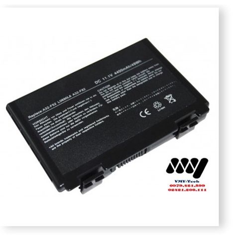 Pin Laptop Asus F52 F82 F83S - Pin Lithium Ion 6 Cell 5200mAh, Thời Gian Sử Dụng 2h, Bảo Hành 9 Tháng