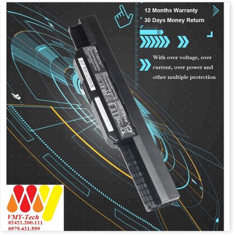 Pin Laptop Asus K43 Series - Pin Li-ion 6 Cell 5200mAh x44h - Thay Thế Pin Laptop Chất Lượng Cao Tại Hà Nội
