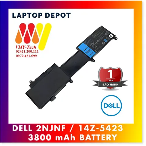 🔜  Pin Laptop Dell Inspiron 14Z-5423 15Z-5523 2NJNF 8JVDG T41M0