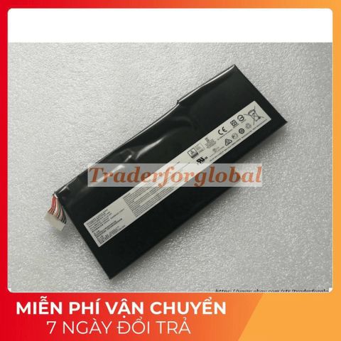 Pin Laptop Chính Hãng MSI BTY-M6K cho GF63, GF75 7RG, 8RC, 8RD, 9SC - Dung lượng 4500mAh, Bảo hành 6 tháng