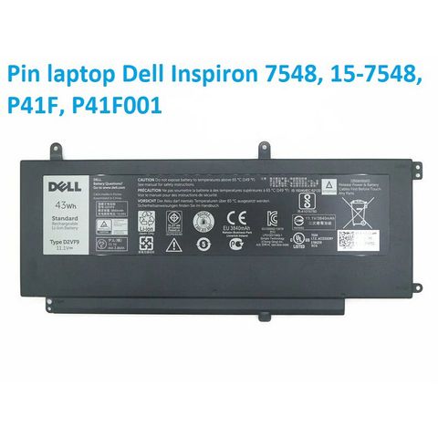 Pin Laptop Dell Inspiron 7548, 15-7548, P41F, P41F001 - Phụ Kiện Chất Lượng Cao, Bảo Hành Chính Hãng, Pin Mới 100%