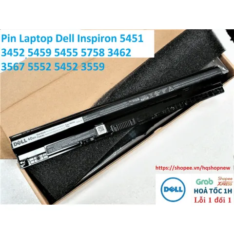 [Pin zin] Pin Laptop Dell Inspiron 5451 3452 5459 5455 5758 3462 3567 5552 5452 3559 M5y1k 40W PHỤ KIỆN LAPTOP