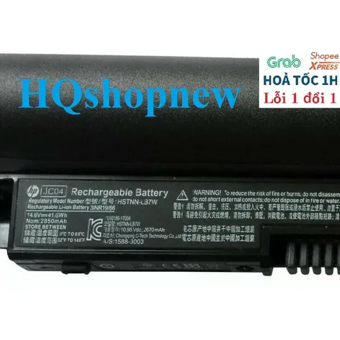 [PIN ZIN] Pin Laptop HP Pavilion JC04 JC03 14-BS 14-BW 15-BS 15-BW 17-BS 15Q 240 245 250 255 - G6 HSTNN-LB7W PHỤ KIỆN LA