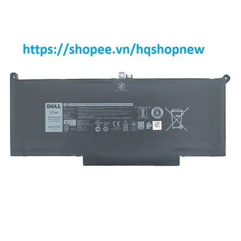 [Pin zin] Pin Laptop dell Laitutde 7490 E7490 7390 E7390 7290 E7290 F3YGT DJ1J0 42W 60W PHỤ KIỆN LAPTOP
