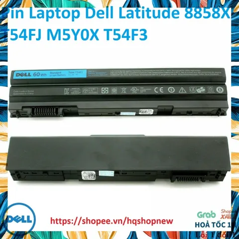 [Pin zin] Pin Laptop Dell Latitude 8858X T54FJ M5Y0X T54F3 PHỤ KIỆN LAPTOP