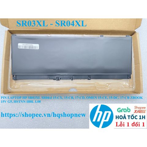 Pin Laptop HP SR03XL SR04xl cho các dòng 15-CX, 15-CB, 17-CD, OMEN 15-CE, 15-DC, 17-CB và ZBOOK 15V G5 - Pin mới 100% chất lượng cao