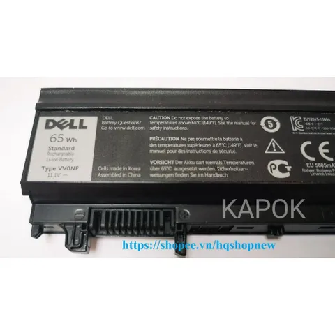 [Pin zin] Pin laptop Dell Latitude E5540 E5440 VV0NF 451-BBIE 0CXF66 N5YH9 3K7J7 Pin Zin PHỤ KIỆN LAPTOP