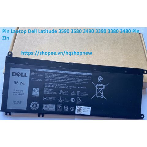 Pin Laptop Chính Hãng Dell Latitude 3590 3580 3490 3390 3380 3480 - Pin Zin, Bảo Hành Chất Lượng, Tiết Kiệm Pin Tối Đa