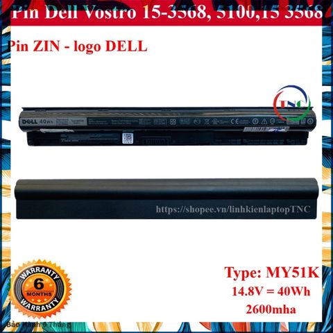 [Pin zin] Pin Laptop Dell Vostro 15-3568, 5100,15 3568 3468 PHỤ KIỆN LAPTOP