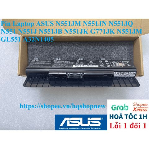 Pin Laptop ASUS N551JM N551JN N551JQ - Hàng Chính Hãng 6 Cell Mới, Bảo Hành 100% - Phụ Kiện Laptop Chất Lượng Cao