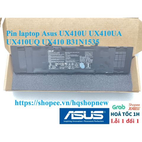 Pin Laptop Asus Chính Hãng UX410U UX410UA UX410UQ B31N1535 - Pin Mới 100%, Bảo Hành Đổi Mới, Chất Lượng Cao