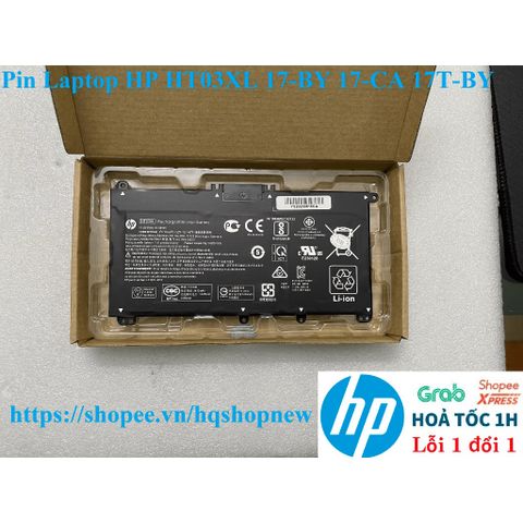 Pin Laptop HP HT03XL 17-BY 17-CA 17T-BY - Phụ Kiện Chính Hãng, Bảo Hành Đổi Mới 100% - Pin Đen 41.04Wh