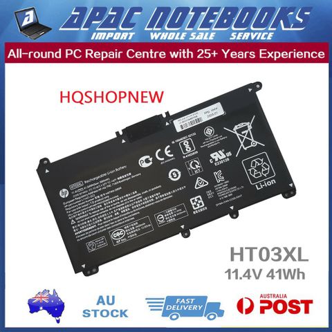 Pin Laptop HP HT03XL 17-BY 17-CA 17T-BY - Phụ Kiện Chính Hãng, Bảo Hành Đổi Mới 100% - Pin Đen 41.04Wh