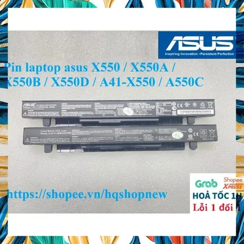 [Pin zin] Pin laptop asus X550 / X550A / X550B / X550D / A41-X550 / A550C PHỤ KIỆN LAPTOP