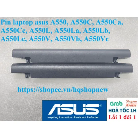 [Pin zin] Pin laptop asus A550, A550C, A550Ca, A550Cc, A550L, A550La, A550Lb, A550Lc, A550V, A550Vb, A550Vc PHỤ KIỆN LAP