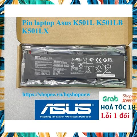 Pin Laptop Chính Hãng Asus K501L K501LB K501LX Đen 48w - Bảo Hành Đổi Mới 100% - Phụ Kiện Laptop Chất Lượng Cao
